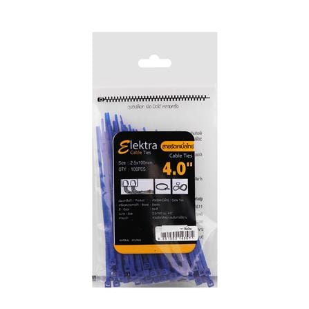เคเบิ้ลไทร์ ELEKTRA 4 นิ้ว 2.5 มิลลิเมตร สีน้ำเงิน (100 เส้น)_3