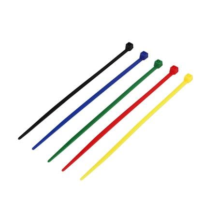 CABLE TIES ELEKTRA 6IN MULTICOLORED 100PCS