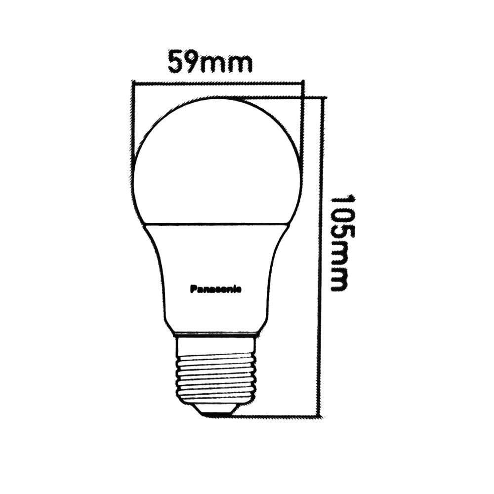 หลอด LED PANASONIC NEO 7 วัตต์ WARM WHITE E27