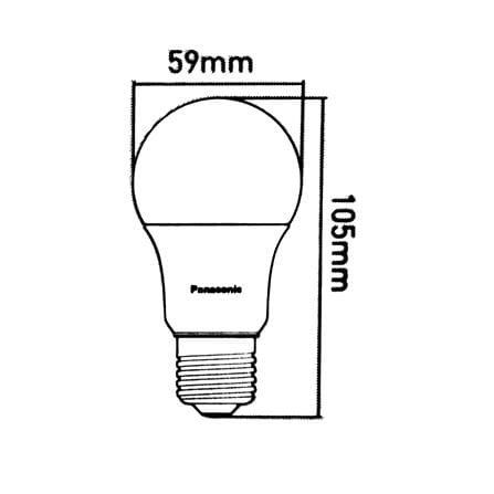 หลอด LED PANASONIC NEO 7 วัตต์ WARM WHITE E27_3