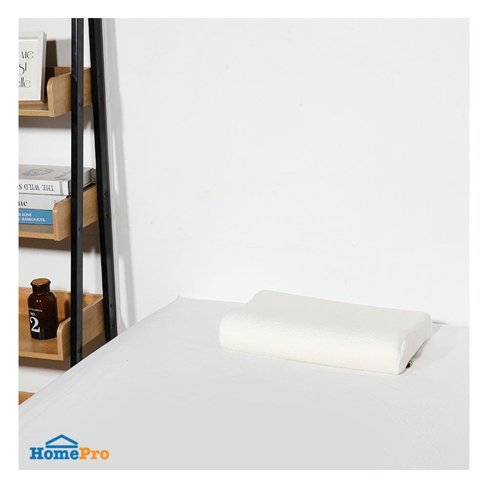 หมอนสุขภาพ AIR FOAM พร้อมปลอก HOME LIVING STYLE AIR FOAM LITTLE 11x18 นิ้ว สีขาว