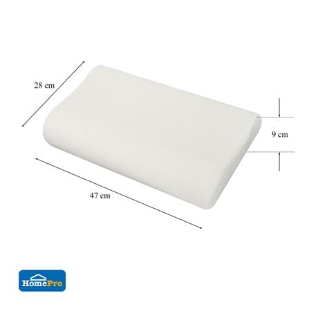 หมอนสุขภาพ AIR FOAM พร้อมปลอก HOME LIVING STYLE AIR FOAM LITTLE 11x18 นิ้ว สีขาว_8