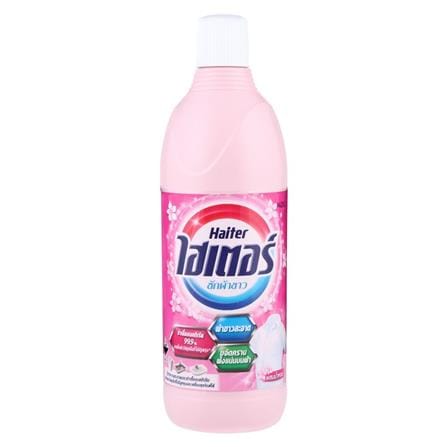น้ำยาซักผ้าขาว HAITER ชมพู 600ml