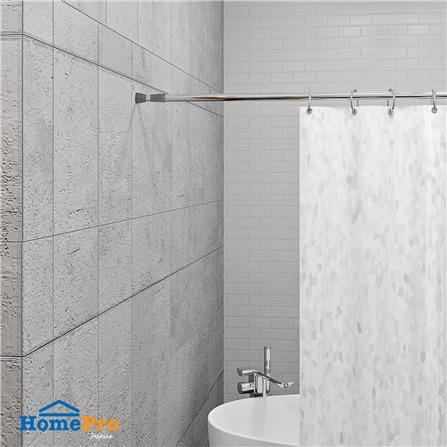 ราวม่านสเตนเลส201 MOYA HM8322 110-200 ซม. สีโครเมียม_2