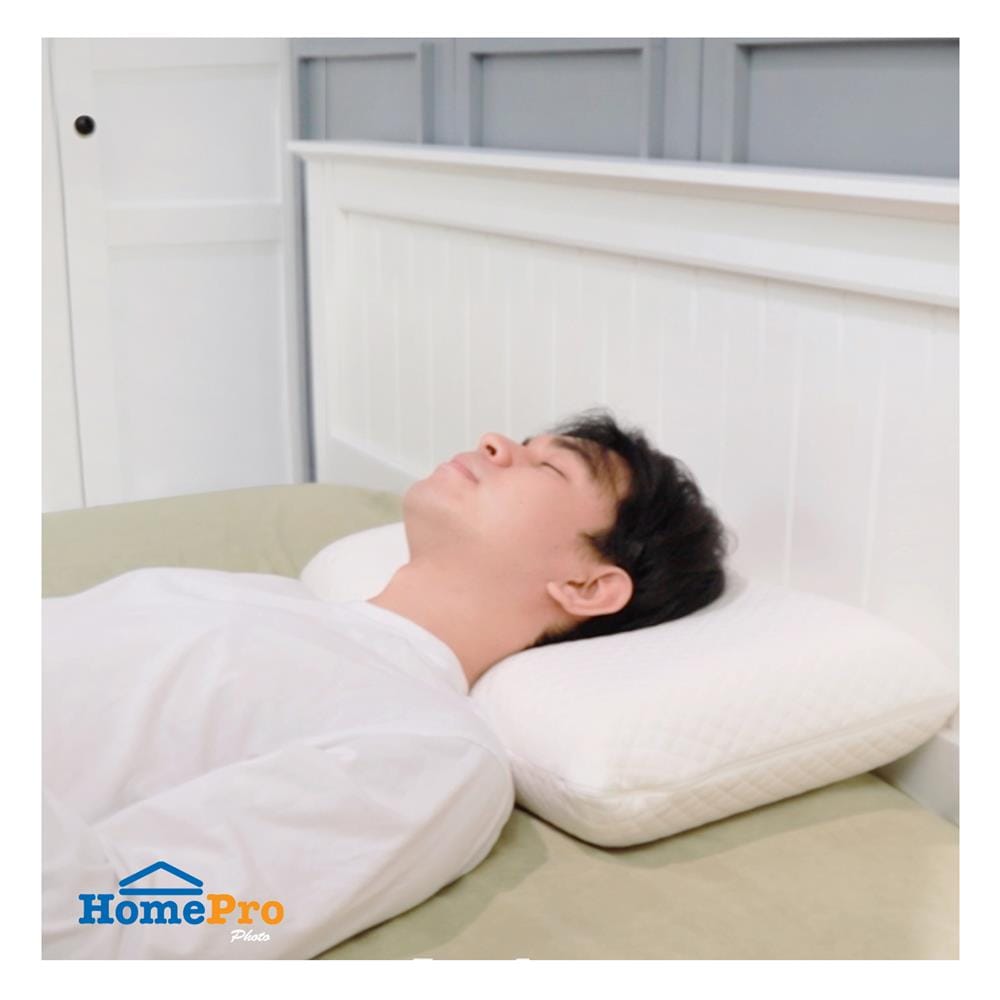 หมอนสุขภาพ เมมโมรี่โฟม HOME LIVING STYLE AIR FORM FIESTA สีขาว