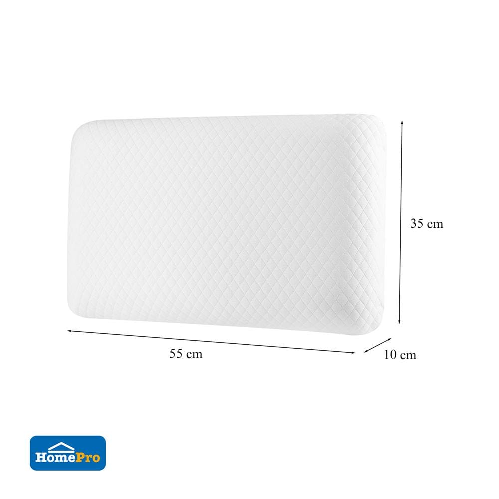 หมอนสุขภาพ เมมโมรี่โฟม HOME LIVING STYLE AIR FORM FIESTA สีขาว