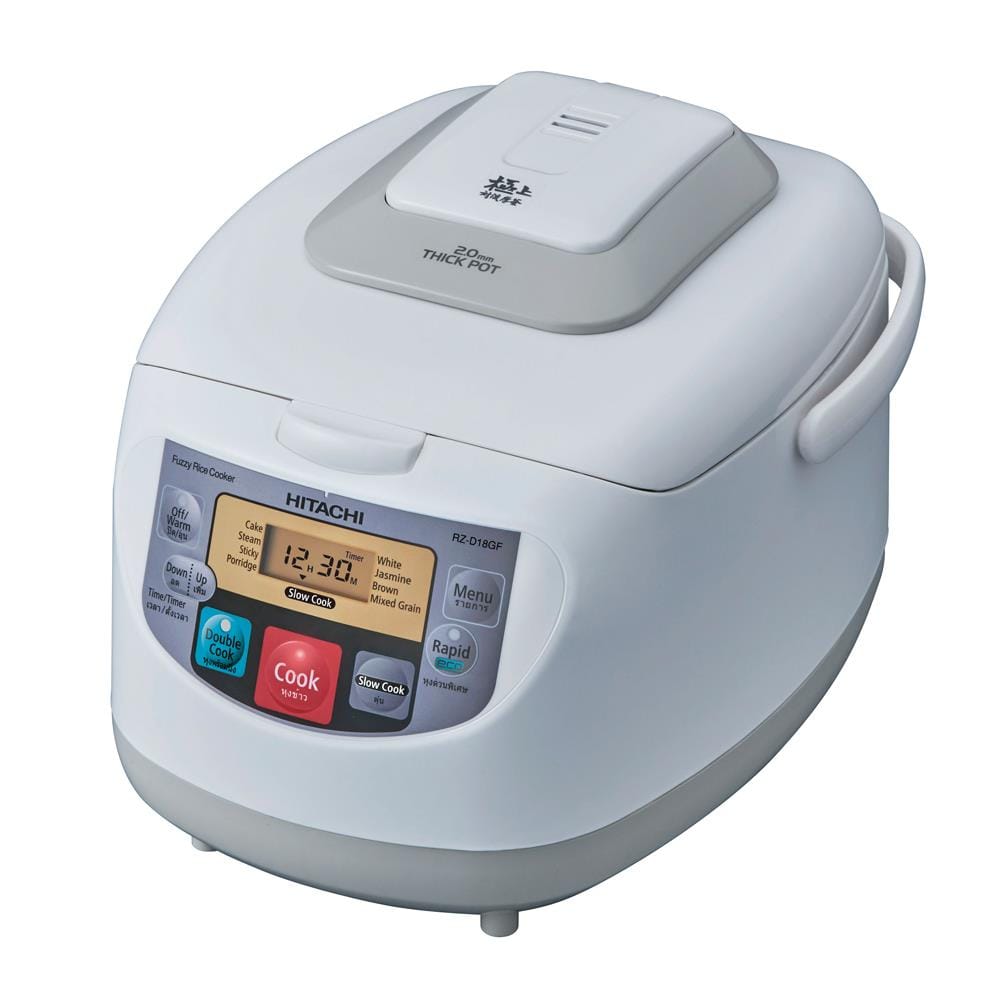 หม้อหุงข้าว DIGITAL HITACHI RZ-D18GF 1.80ลิตร สีขาว