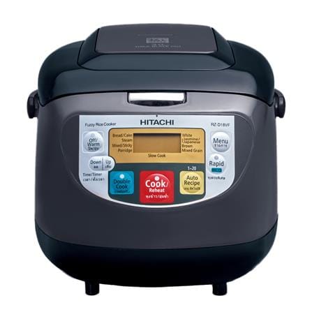 หม้อหุงข้าว DIGITAL HITACHI RZ-D18VF 1.80ลิตร สีดำ_0