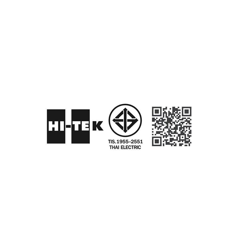 ดาวน์ไลท์ LED HI-TEK ECO HFLEPSR12W SQUARE 6 นิ้ว 12 วัตต์ WARM WHITE สีขาว