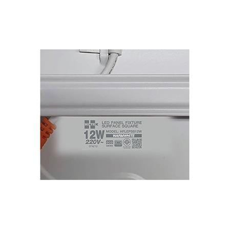 ดาวน์ไลท์ LED HI-TEK ECO HFLEPSS12W SQUARE 6 นิ้ว 12 วัตต์ WARM WHITE สีขาว_4