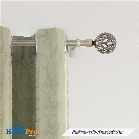 หัว-ท้ายรางผ้าม่าน HOME LIVING STYLE RAMI 19 มม. สีทอง_3