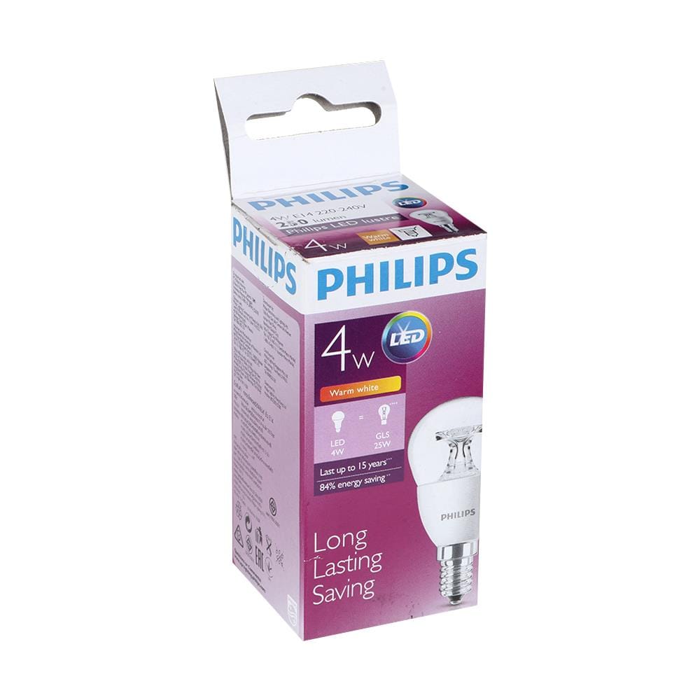 หลอด LED PHILIPS P45 E14 4 วัตต์