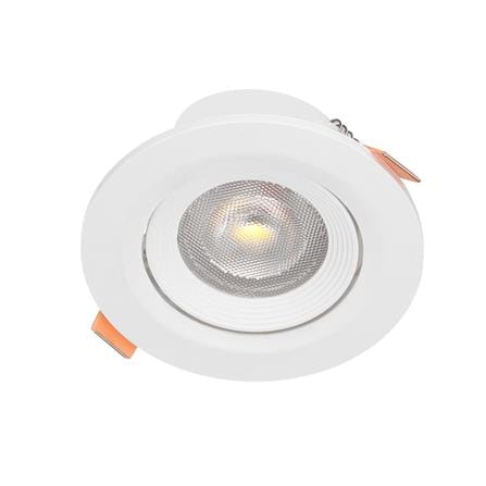 ดาวน์ไลท์ LED CARINI LCS4730R 5 วัตต์ WARM WHITE 3 นิ้ว สีขาว_0