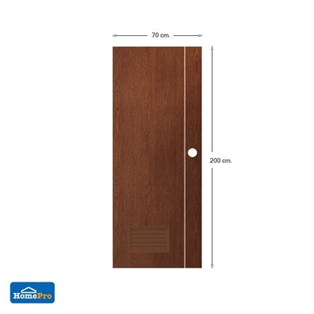 ประตูห้องน้ำ PVC AZLE P3 70X200 ซม. สีไม้สัก_5