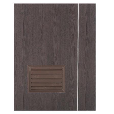 ประตูห้องน้ำ PVC AZLE GROOVE P3 เกล็ดล่าง 70X200 ซม. สีโอ๊ค_2
