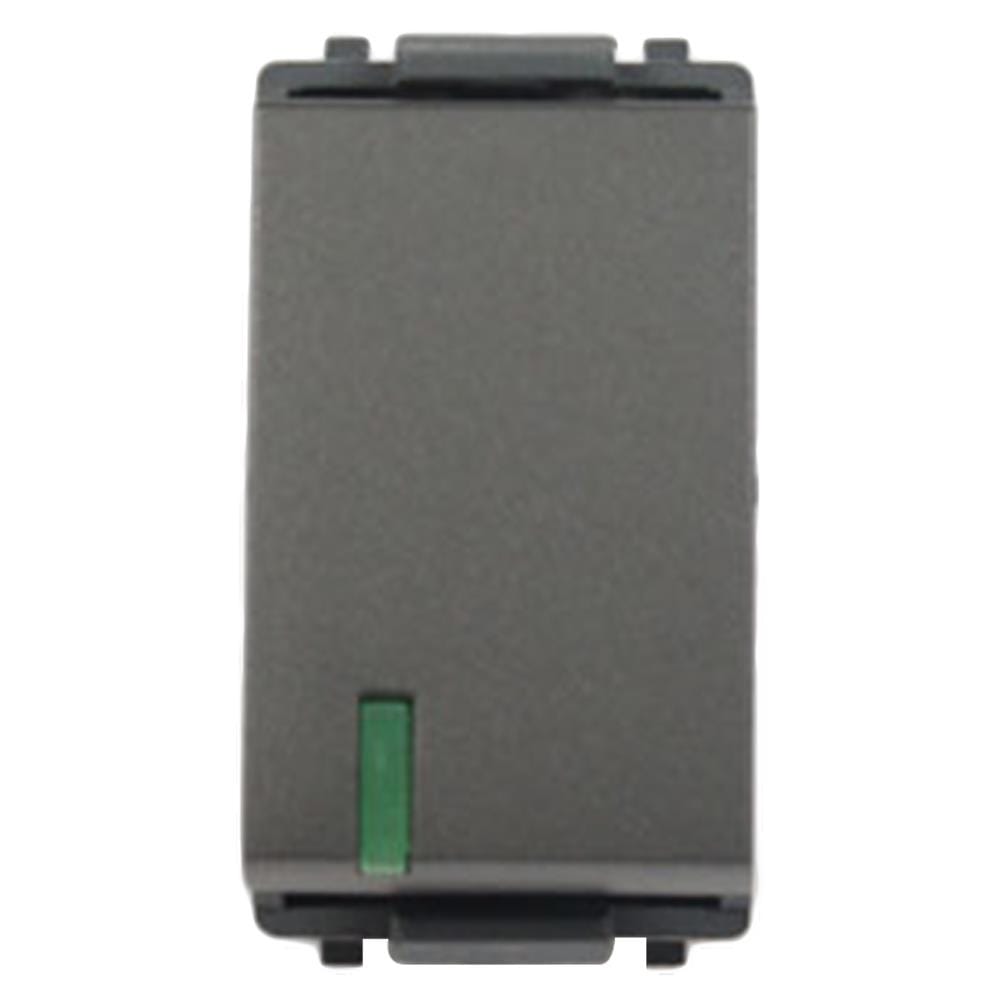 สวิตช์ 1 ทาง HACO TJ-W2711-MSB ขนาด 1 ช่อง สีแม็ทแกร
