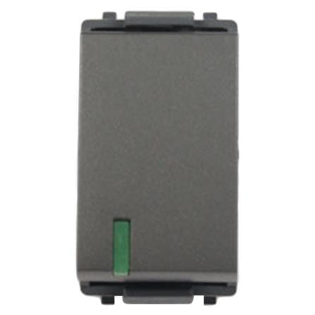 สวิตช์ 1 ทาง HACO TJ-W2711-MSB ขนาด 1 ช่อง สีแม็ทแกร