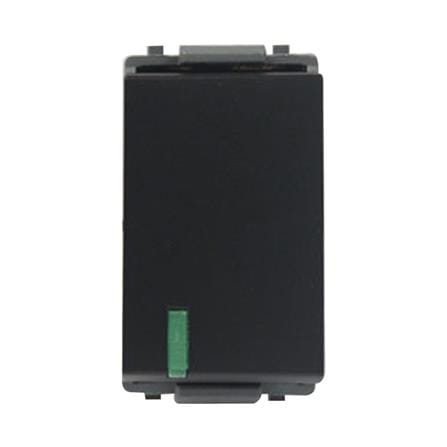 สวิตช์ 1 ทาง HACO J-W2711-SBL 16A ขนาด 1 ช่อง สีแม...
