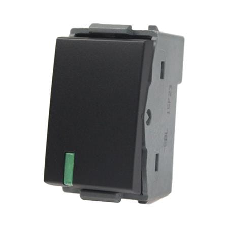 สวิตช์ 1 ทาง HACO J-W2711-SBL 16A ขนาด 1 ช่อง สีแม็ทดาร์ค_1