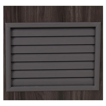 ประตูห้องน้ำ UPVC AZLE LT-05 เกล็ด 70X200 ซม. สี DARK GREY เจาะลูกบิด_2