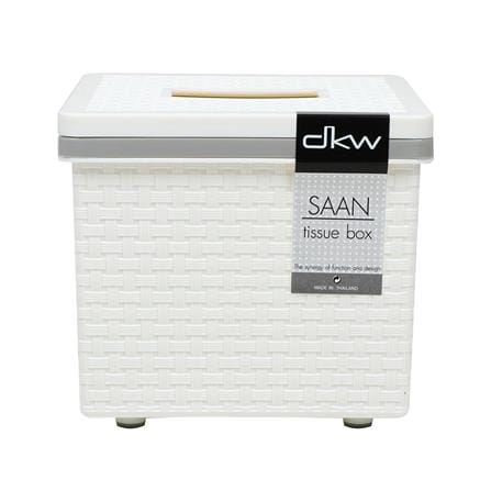 กล่องทิชชู่ POP UP DKW SAAN PP สีขาว_1