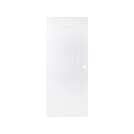 ประตูภายนอก UPVC MODERNWOOD REVO MWR002 80X200 ซม. สีขาว เจาะลูกบิด_0