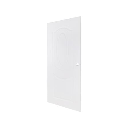 ประตูภายนอก UPVC MODERNWOOD REVO MWR002 80X200 ซม. สีขาว เจาะลูกบิด_1