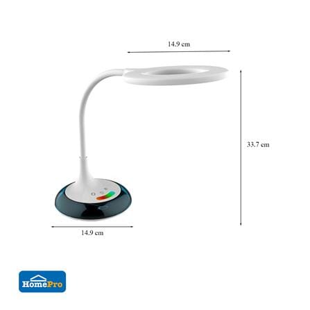 ไฟอ่านหนังสือ LED CARINI LA-R908RGB 8 วัตต์ สีขาว_13