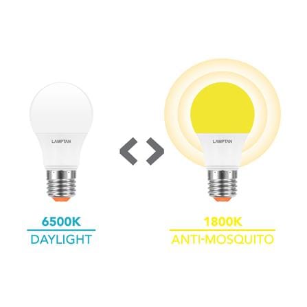 หลอด LED LAMPTAN PHOTON 2IN1 8 วัตต์ DAYLIGHT/YELLOW E27_1