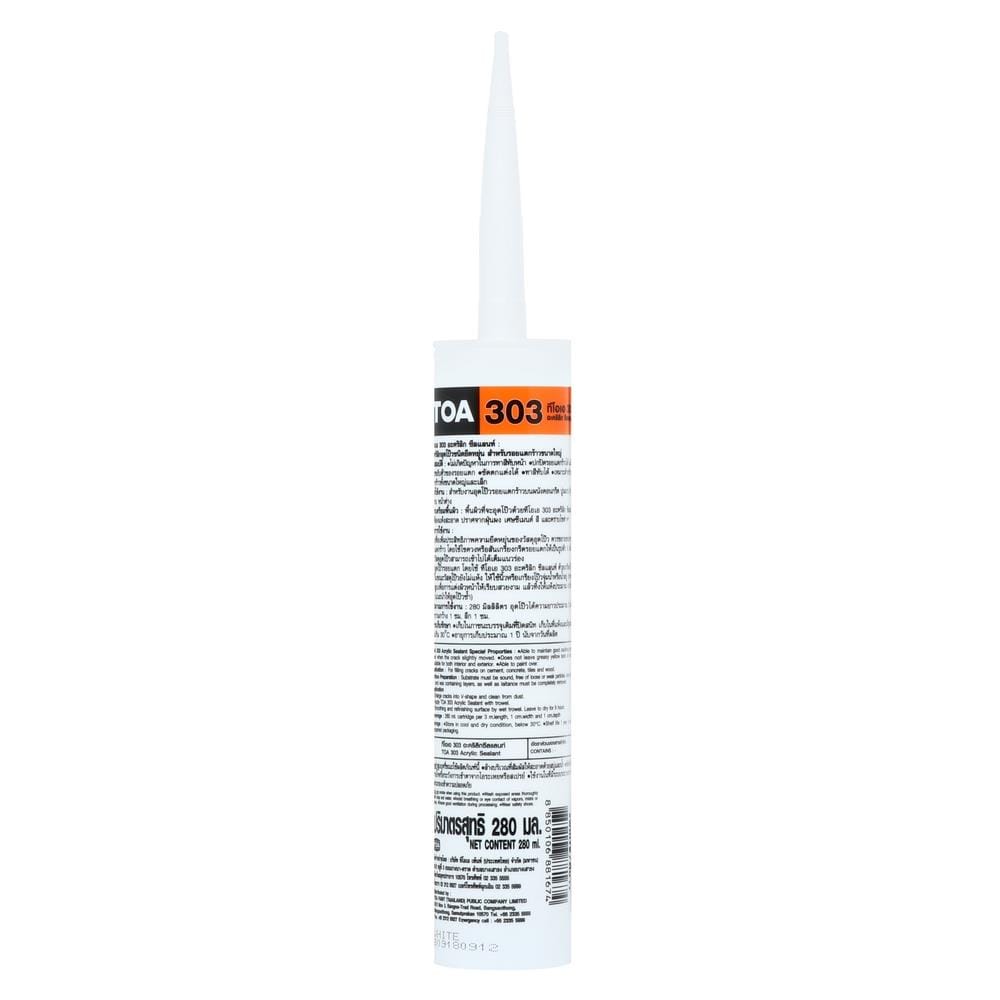 อะคริลิกซีลแลนท์ TOA 303 280 มล. สีขาว