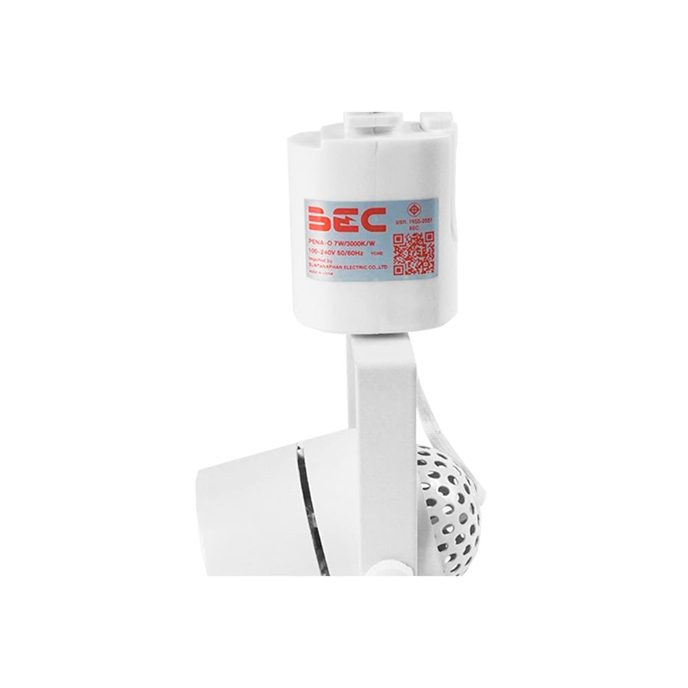 แทรคไลท์ LED BEC PENA-O 7 วัตต์ WARM WHITE สีขาว