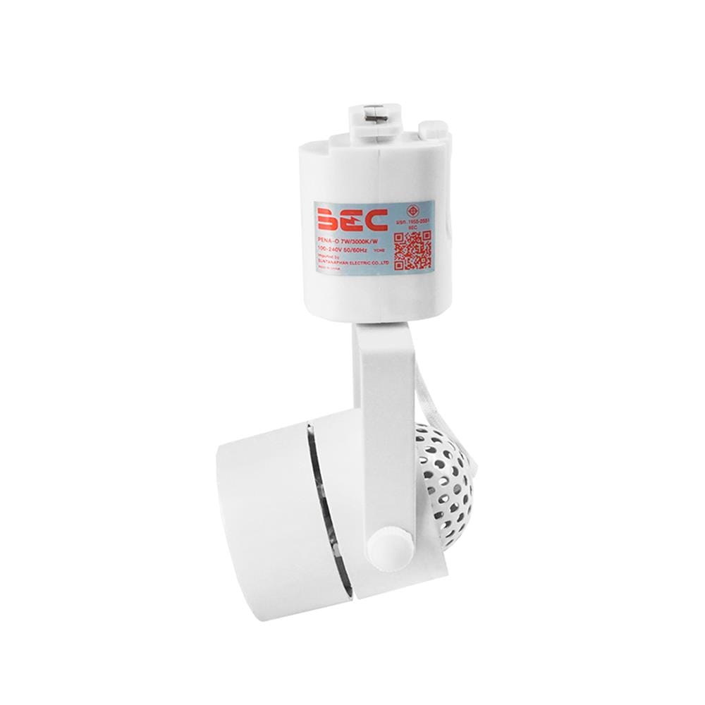 แทรคไลท์ LED BEC PENA-O 7 วัตต์ WARM WHITE สีขาว