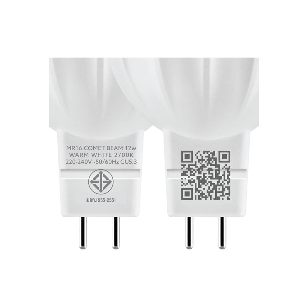 หลอด LED LAMPTAN MR16 COMET 12 วัตต์ WARMWHITE GU5.3 สีเหลือง