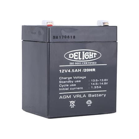 แบตเตอรี่แห้ง 12V 4.5AH DELIGHT