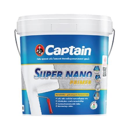 สีรองพื้นปูนใหม่ CAPTAIN SUPER NANO PRIMER 2.5 แกลลอน_0