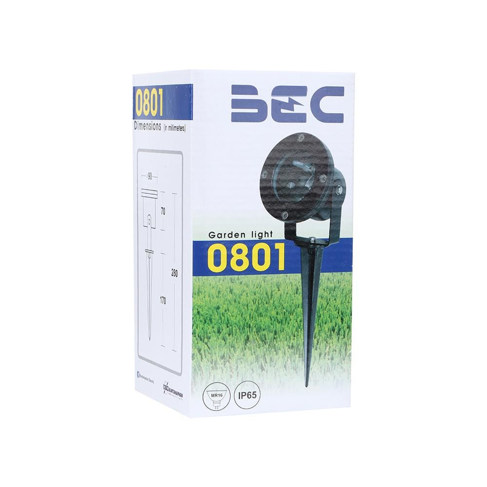 ไฟส่องต้นไม้แบบปักดิน BEC 0801 สีดำ