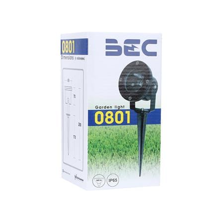 ไฟส่องต้นไม้แบบปักดิน BEC 0801 สีดำ_3