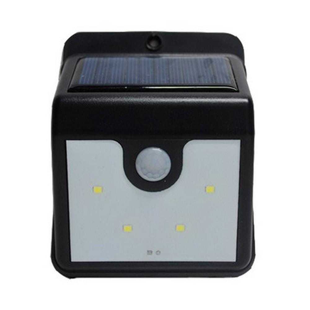 ไฟผนังภายนอก SOLAR RIN 216120401 0.8 วัตต์ COOL WHITE สีดำ
