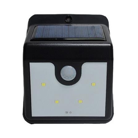 ไฟผนังภายนอก SOLAR RIN 216120401 0.8 วัตต์ COOL WHITE สีดำ_0
