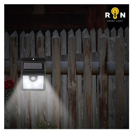 ไฟผนังภายนอก SOLAR RIN 216120401 0.8 วัตต์ COOL WHITE สีดำ_10
