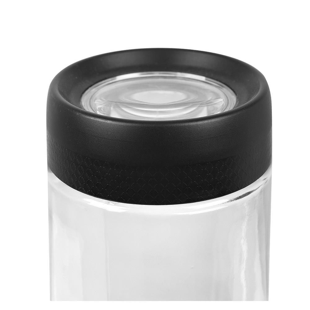 ขวดโหลแก้วฝาเกลียว MAGNIFF 0.8 ลิตร สีดำ