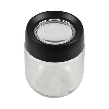 ขวดโหลแก้วฝาเกลียว MAGNIFF 0.35 ลิตร สีดำ_2