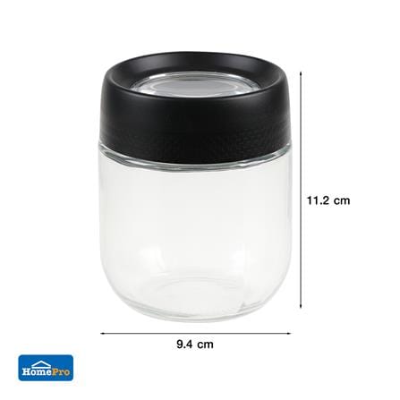 ขวดโหลแก้วฝาเกลียว MAGNIFF 0.35 ลิตร สีดำ_5