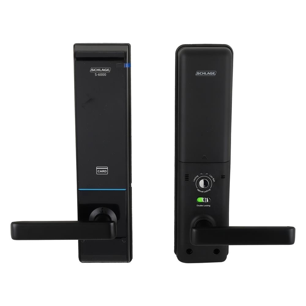 กลอนดิจิตอล SCHLAGE S-6000 สีดำ