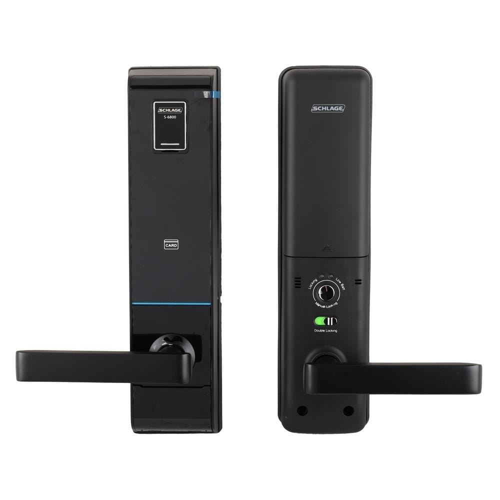 กลอนดิจิตอล SCHLAGE S-6800 สีดำ