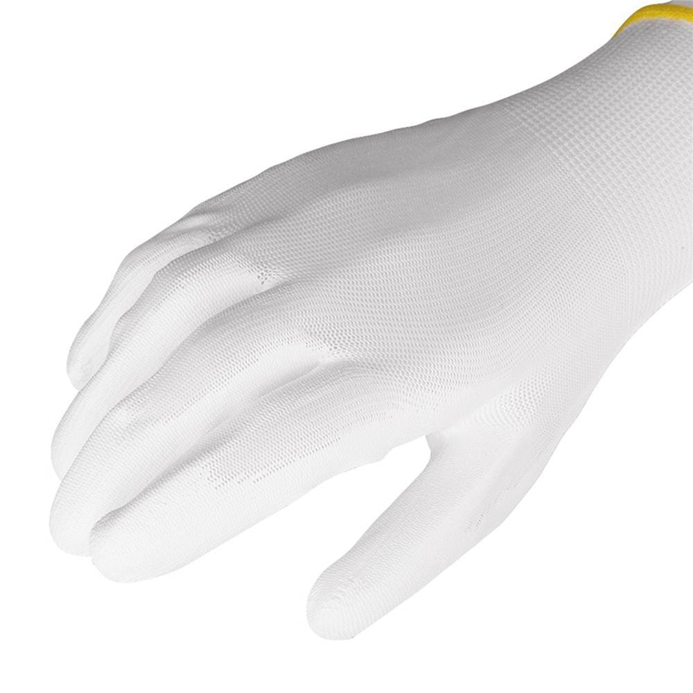 ถุงมือเคลือบ PU FITT LJ 17136 7 นิ้ว สีขาว