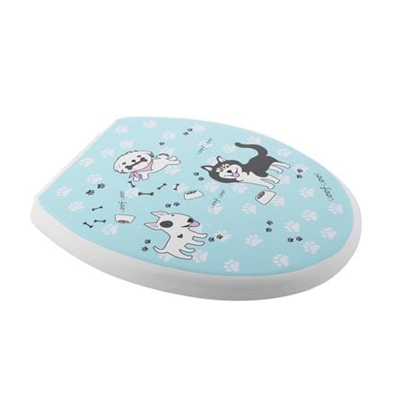ฝารองนั่งพลาสติก MOYA L-3102 ลายหมา_0