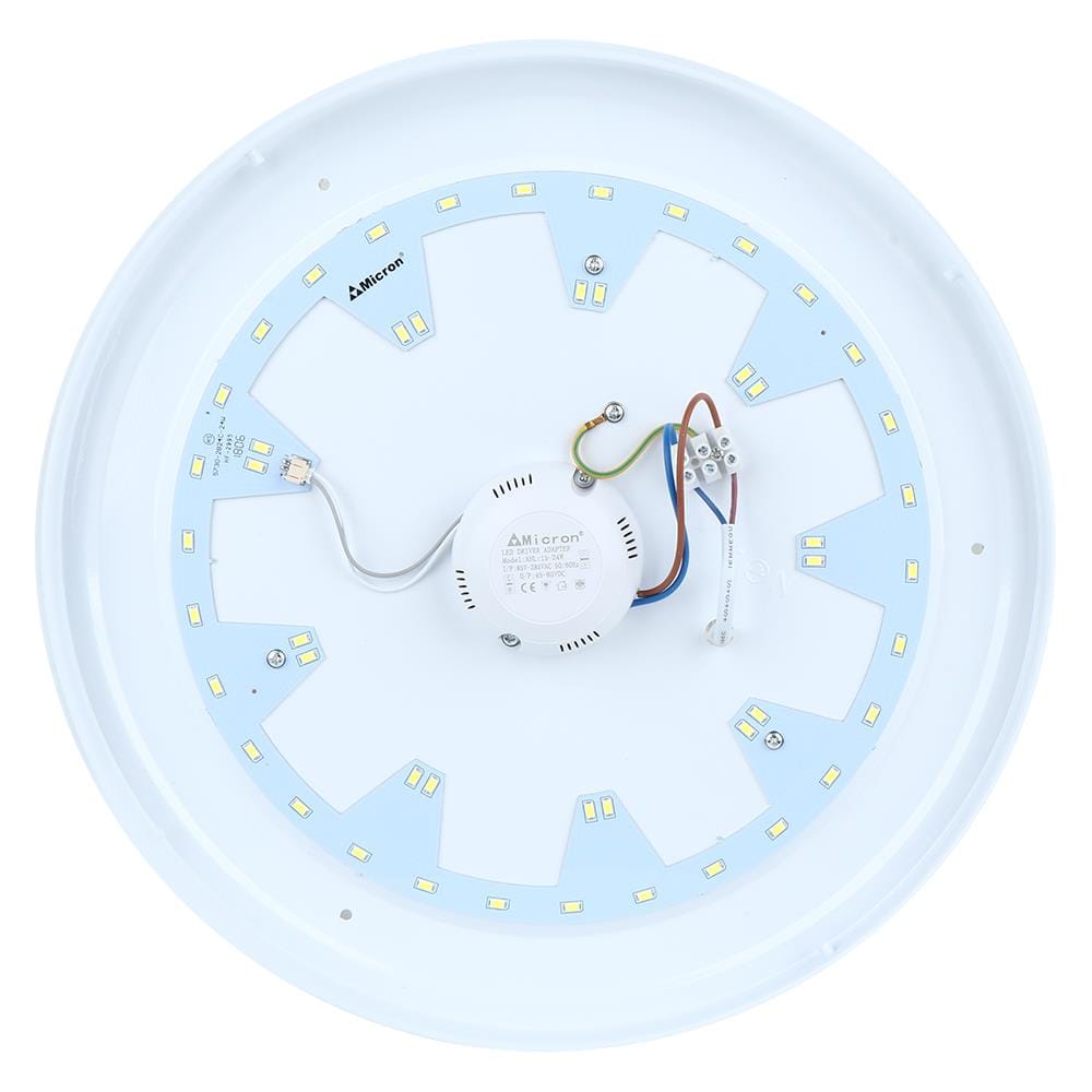 ไฟเพดาน LED MICRON MC2301-K 16 นิ้ว 24 วัตต์ DAYLIGHT สีขาว/ฟ้า