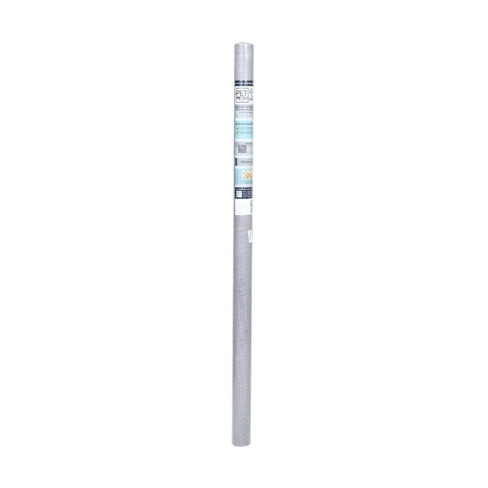มุ้งลวดเคลือบ PVC PET MESH 122 CM X 2 ม. สีเทา