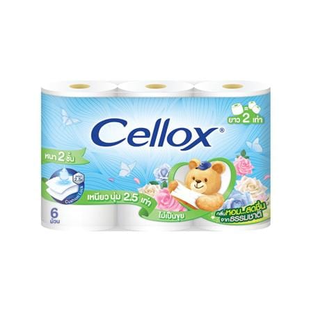 กระดาษชำระ CELLOX BOTANIS (แพ็ก 6 ชิ้น)
